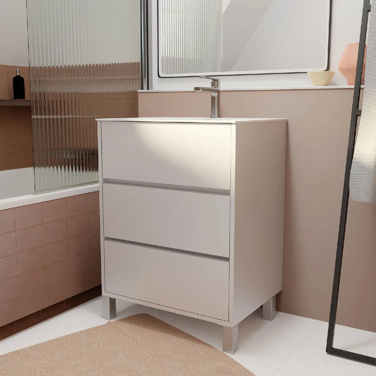 Meuble salle de bain 60 cm