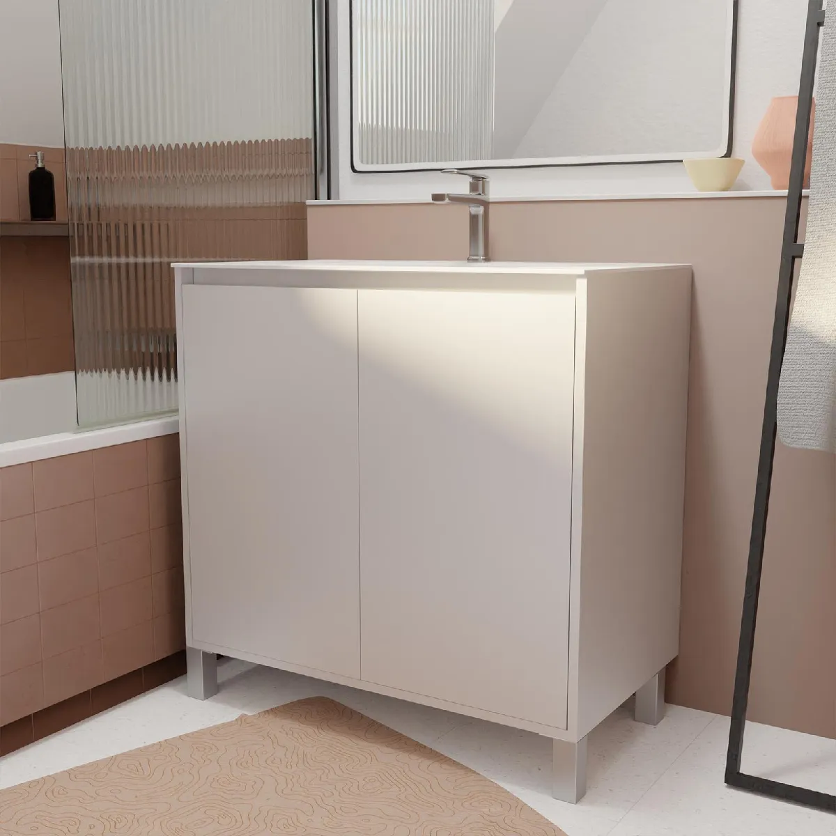 Meuble salle de bain 80 cm