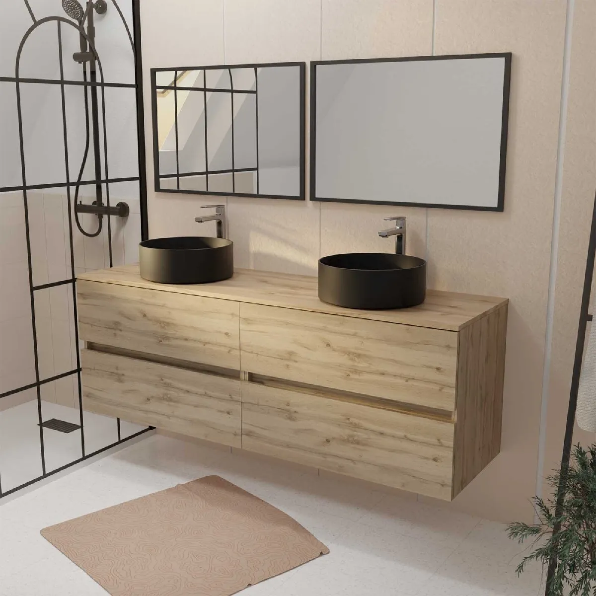 Meuble salle de bain 160 cm