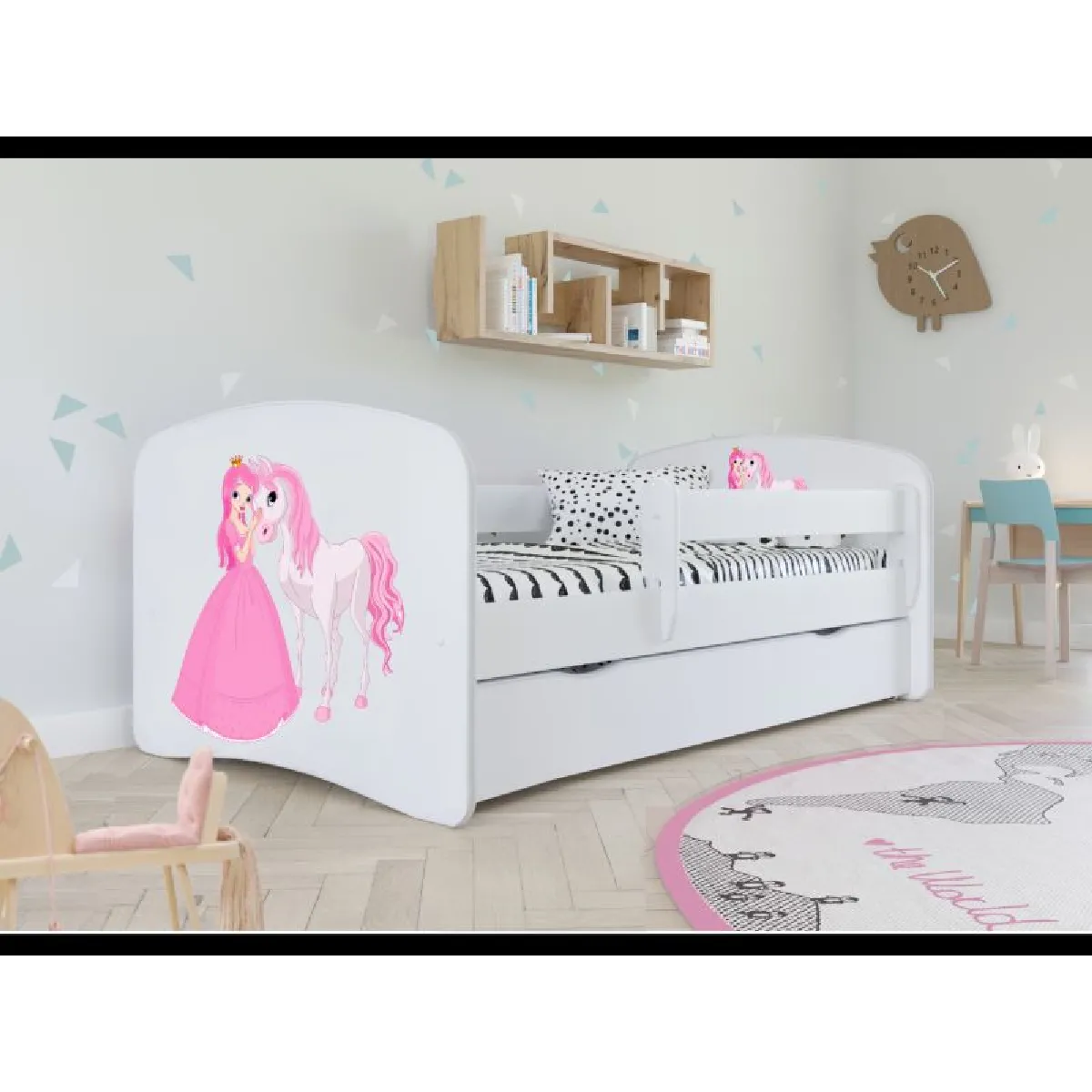 Lit Babydreams princesse cheval - Blanc