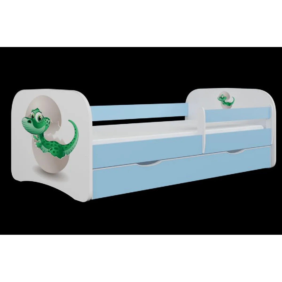 Lit bébé dinosaure - Bleu