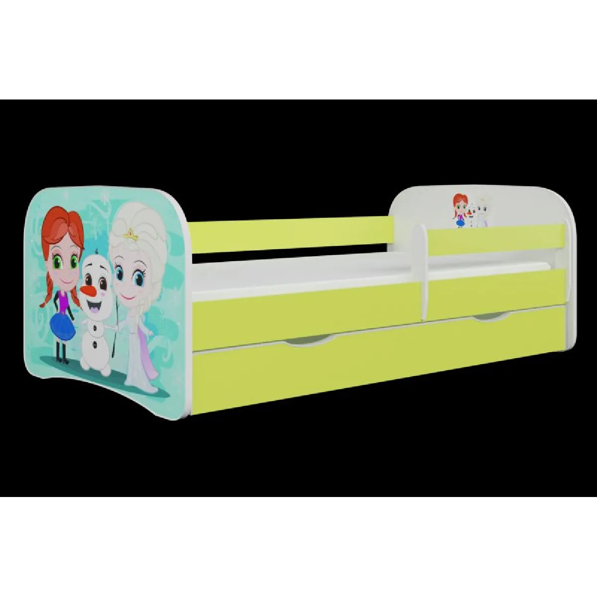 Lit bébé évolutif Frozen - Vert