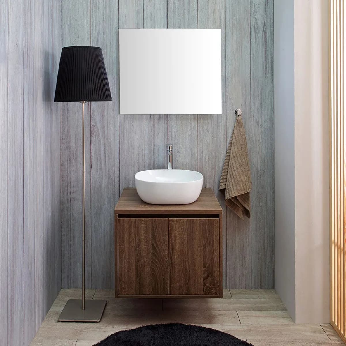 Kiamami Valentina Ensemble salle de bain - Noyer